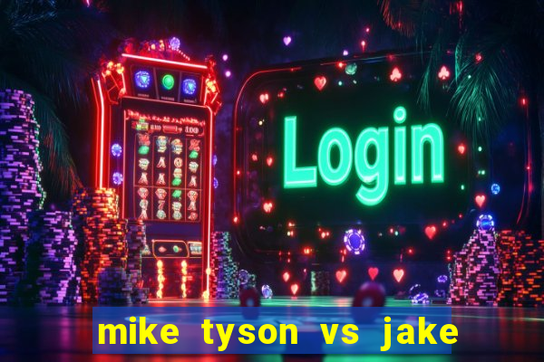 mike tyson vs jake paul assistir online