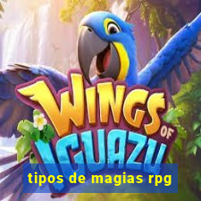 tipos de magias rpg