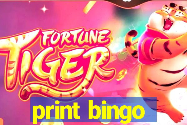 print bingo