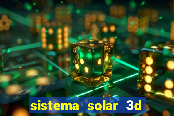 sistema solar 3d em movimento