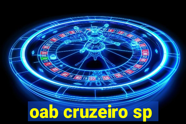 oab cruzeiro sp